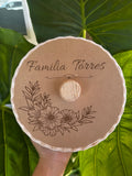 Side flower design