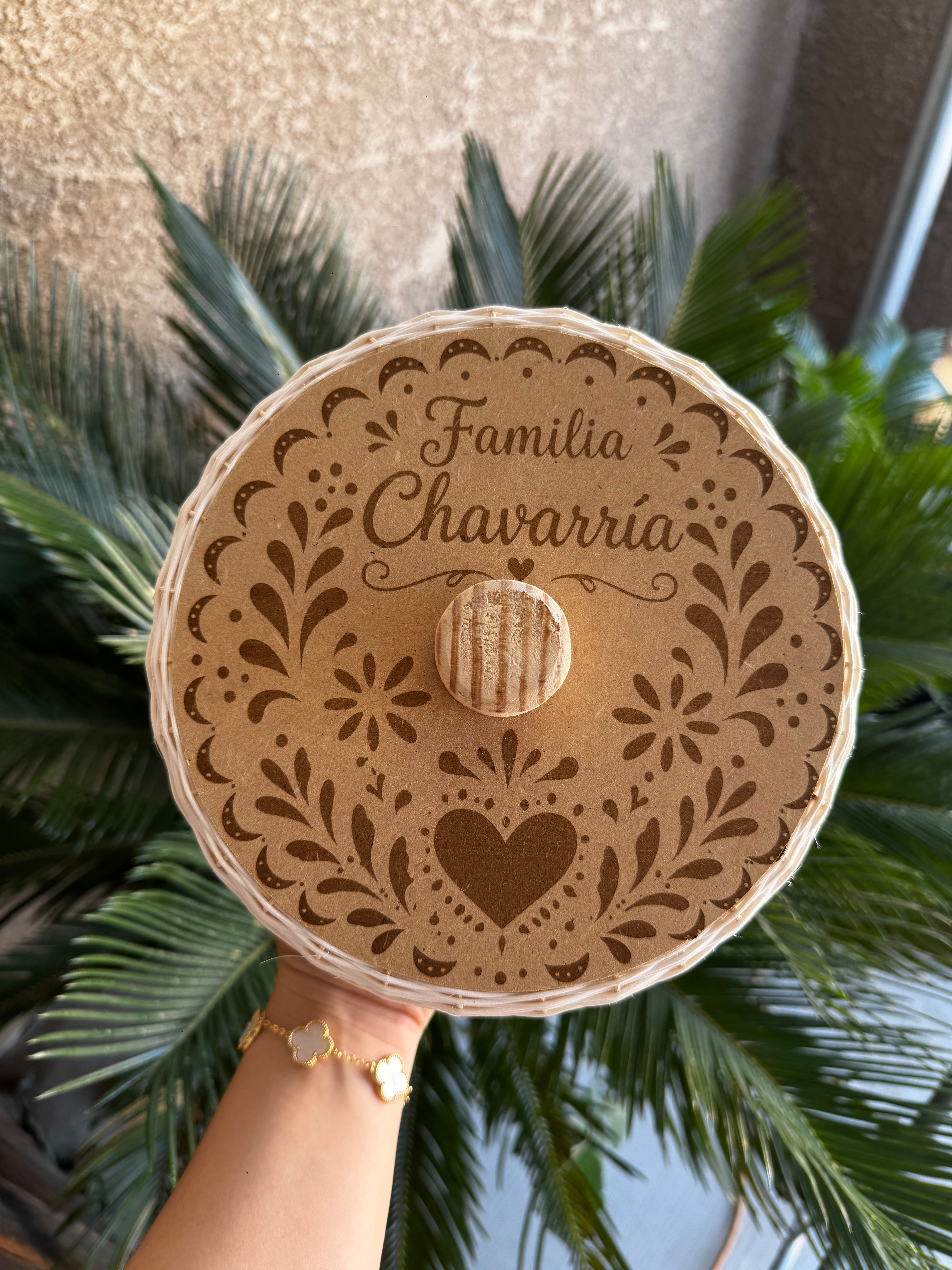 Heart papel picado design