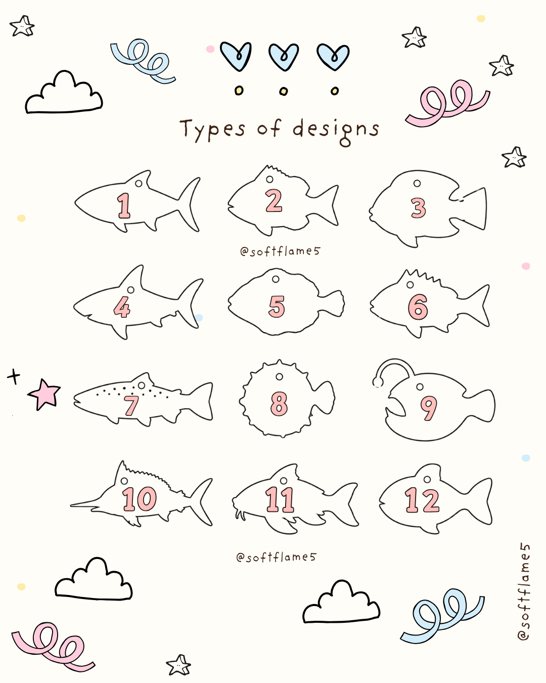 Fish keychains