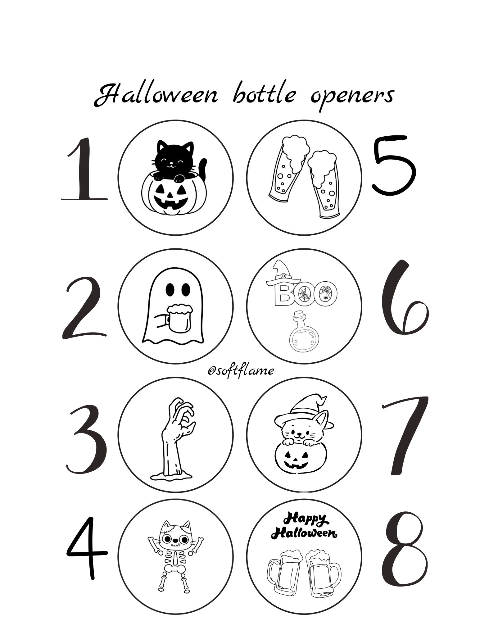 Halloween bottle openers 🎃