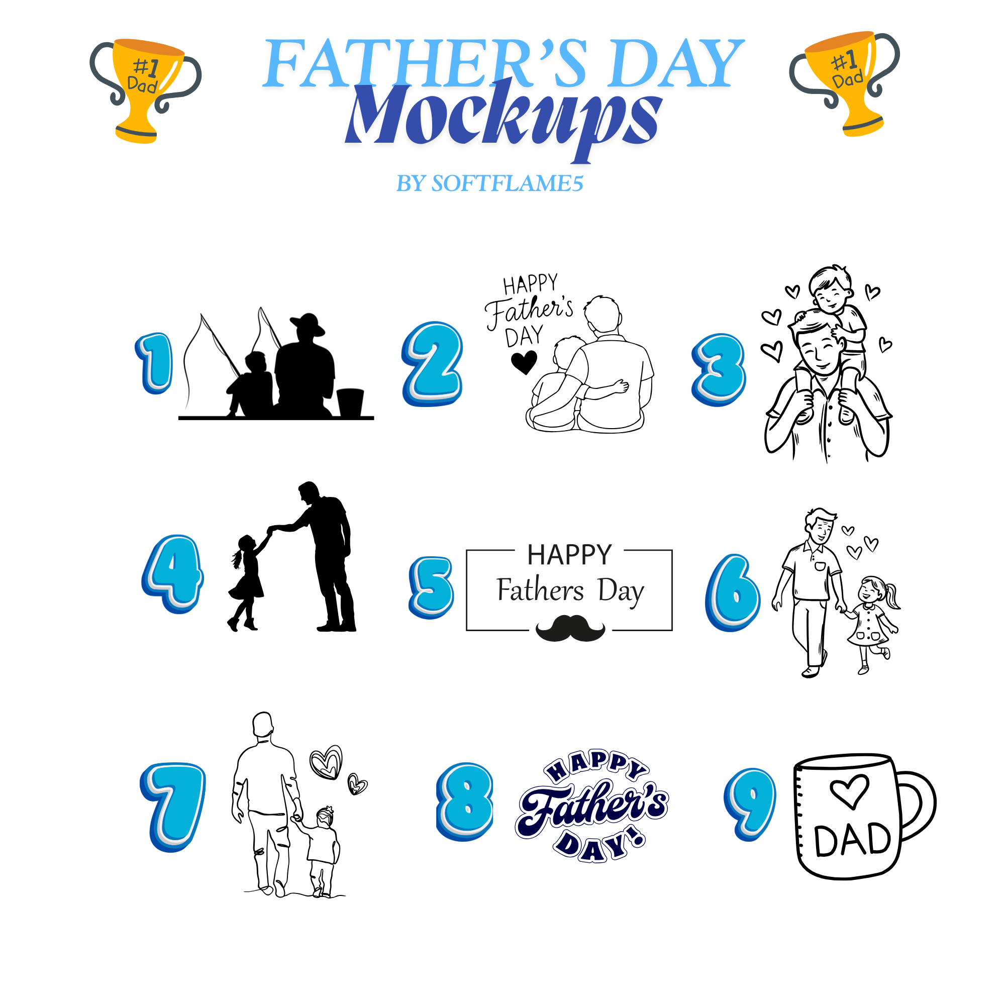 Father's day Magnetic bottle opener