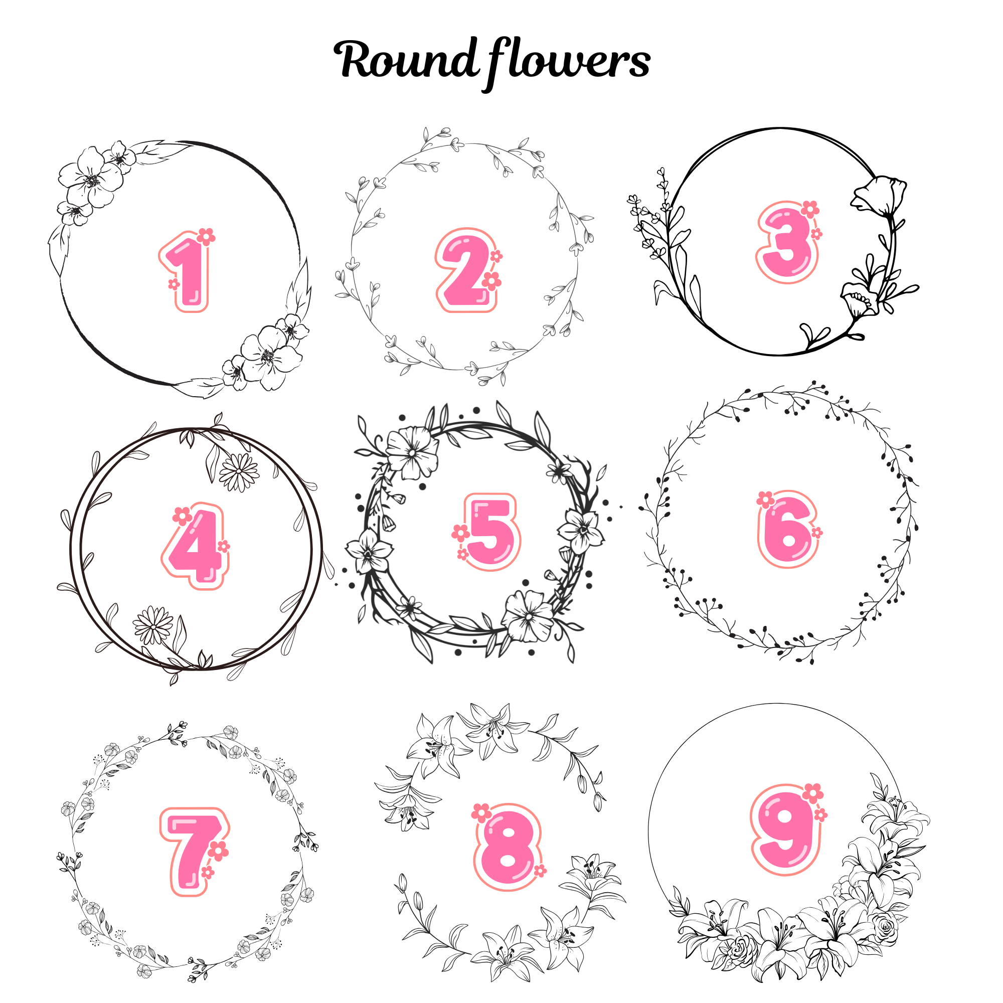 All around flowers