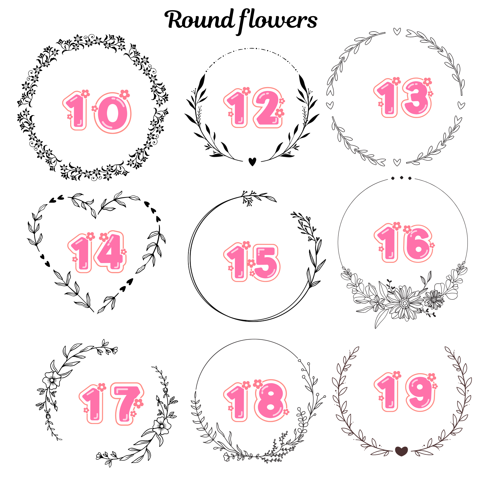 All around flowers
